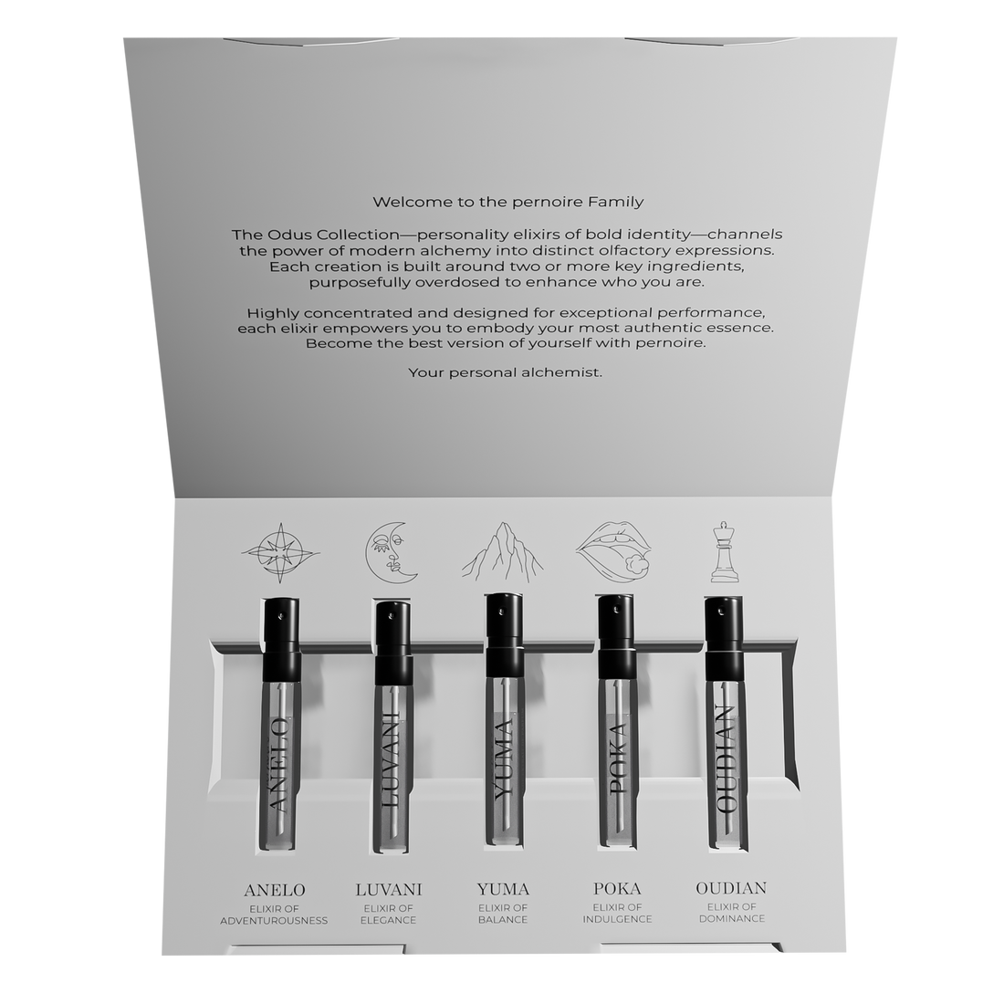 Odus Discovery Set — 5 scents incl. LUVANI